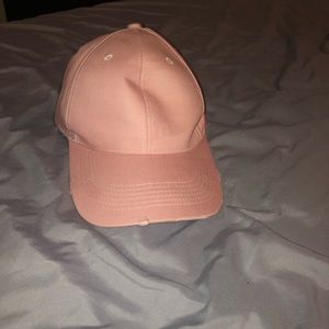 Pink distressed hat! Super cute, worn once!